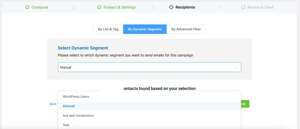 Dynamic Email Content: Dynamic Segmentation